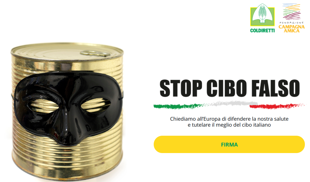 'Fake' un prodotto alimentare su 4, via alla mobilitazione #stopcibofalso