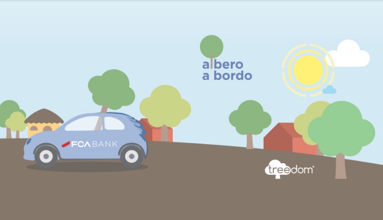 Albero a Bordo – Un albero per chi guida ibrido: Fca Bank fa piantare alberi per ogni automobile ibrida