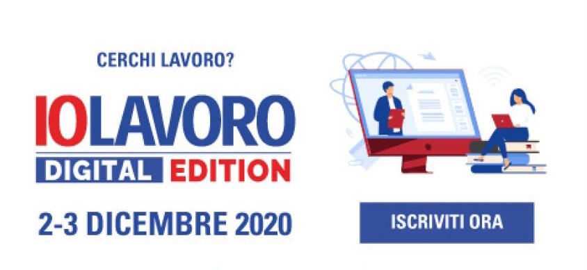 IOLAVORO diventa Digital Edition il 2 e 3 dicembre 2020