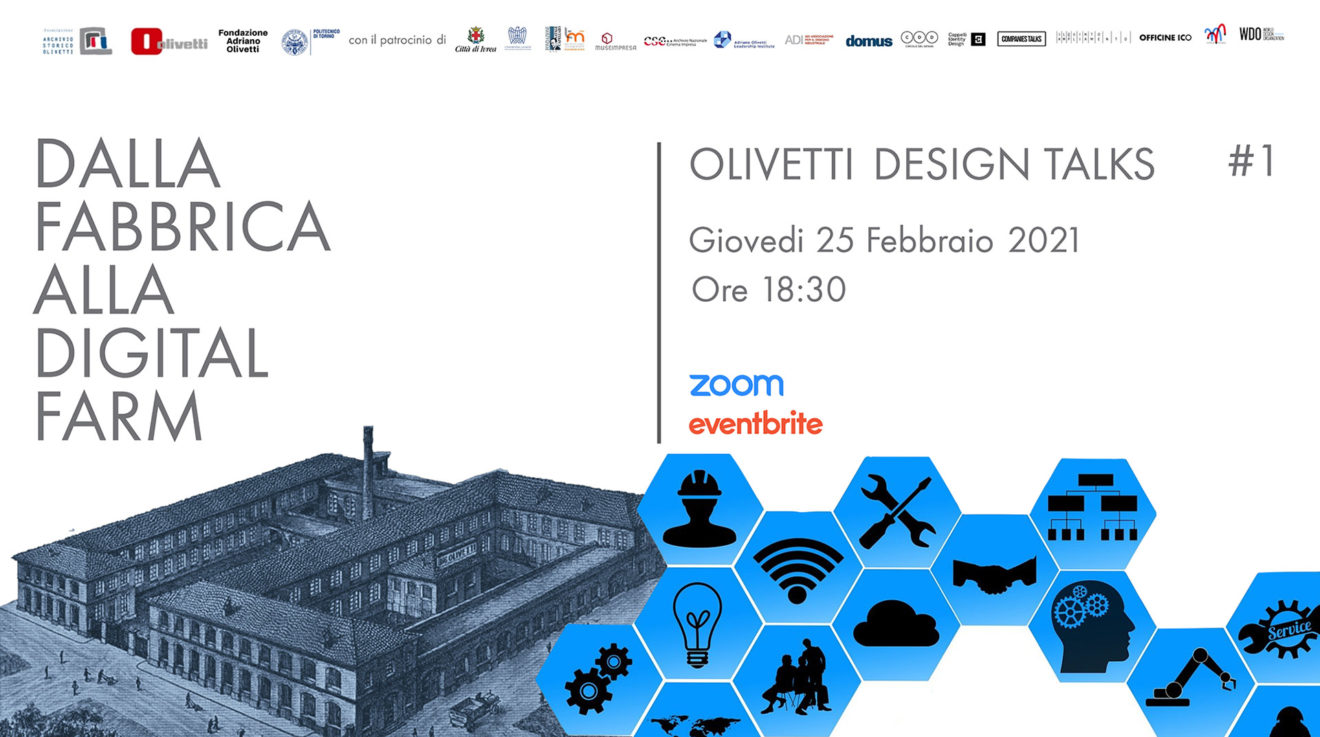 Olivetti Design Talks: appuntamenti digitali per raccontare dalla fabbrica alla digital farm