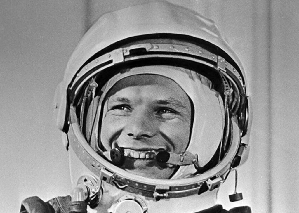Il 12 aprile 1961 , 60 anni fa Juri Gagarin il primo uomo nello spazio