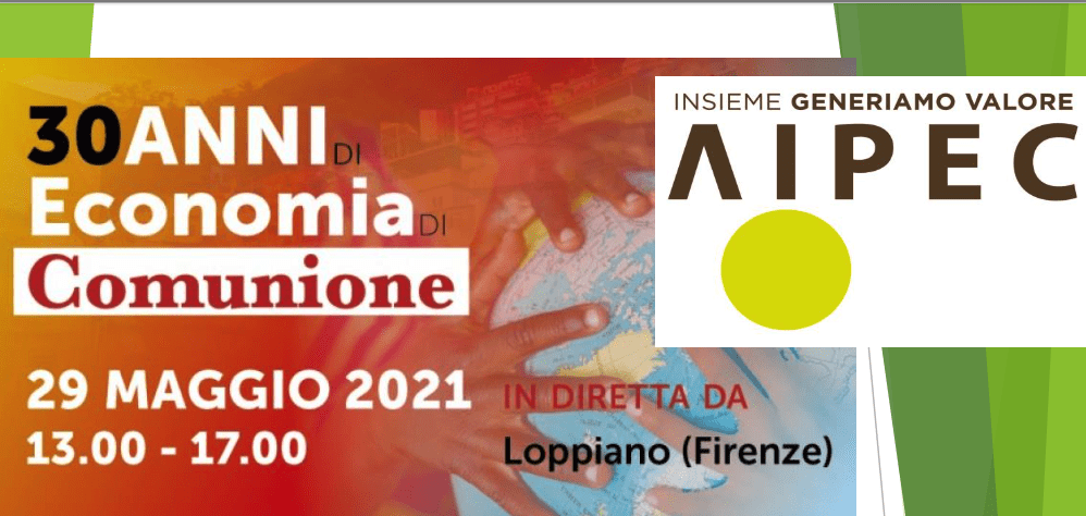 Aipec festeggia il 29 maggio i 30 anni dell'economia di Comunione