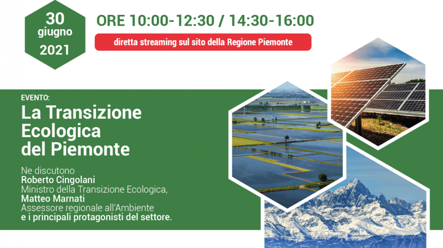 La transizione ecologica in Piemonte - un convegno sullo stato delle cose