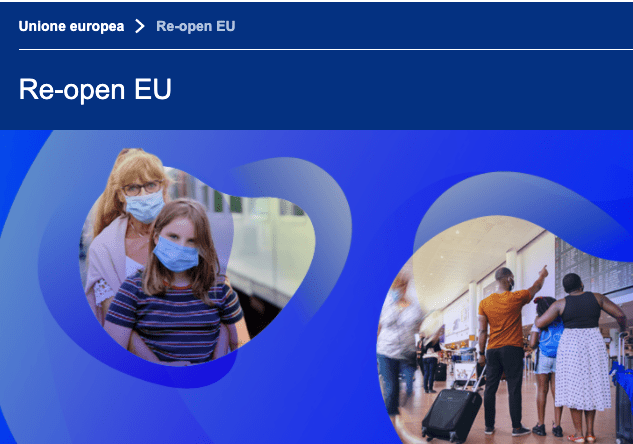 Re-open EU per avere dal web e con una app tutte le informazioni per viaggiare in sicurezza in Europa