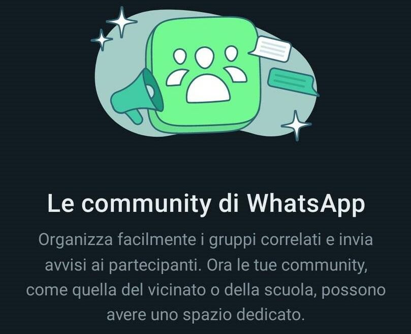 WhatsApp lancia Community, un unico spazio per aggregare e organizzare i gruppi
