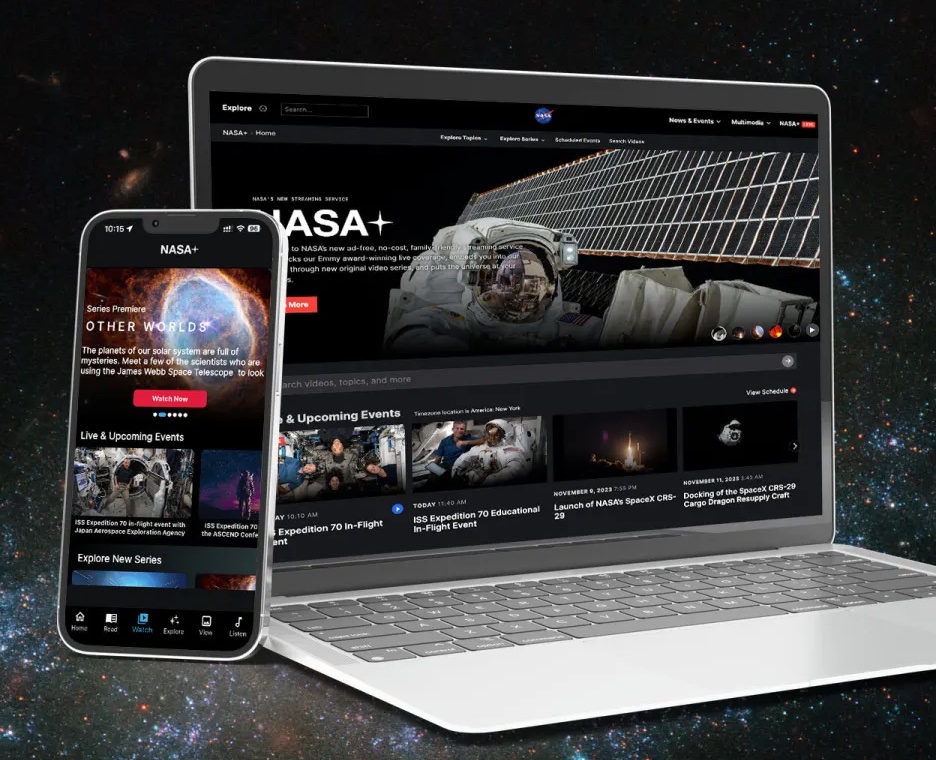 La Nasa lancia la sua piattaforma di streaming NASA+ gratuita e senza pubblicità