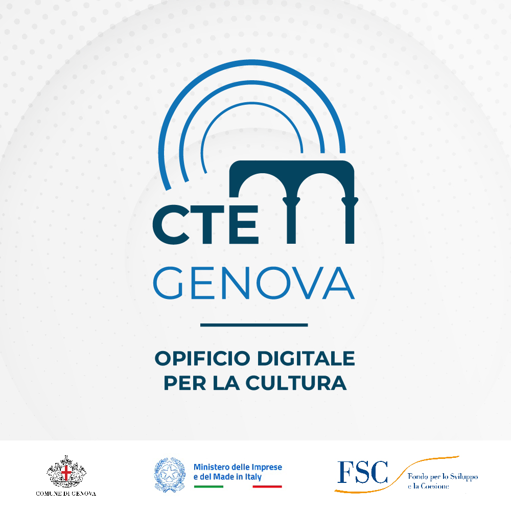 Venerdì  23 febbraio a Genova nasce CTE-Genova-Opificio digitale per la Cultura