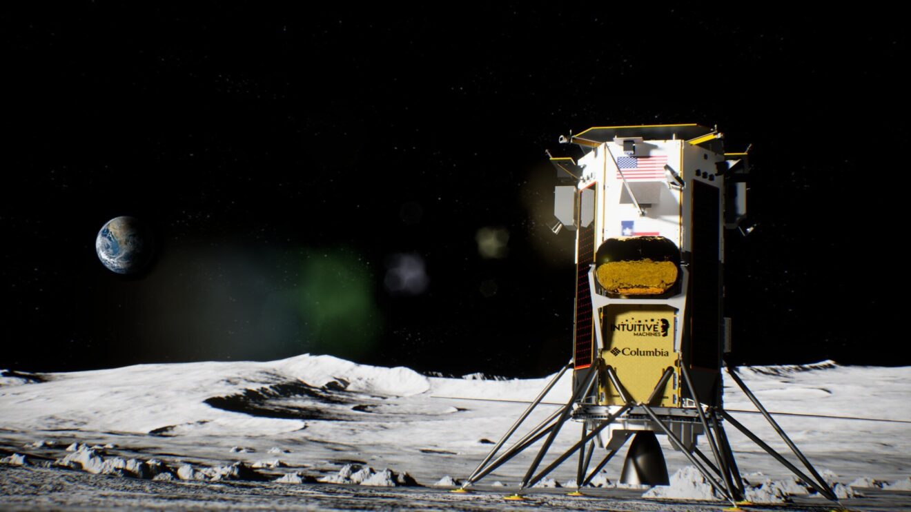 Il lander Odysseus di IntuitiveMachines è atterrato sulla Luna