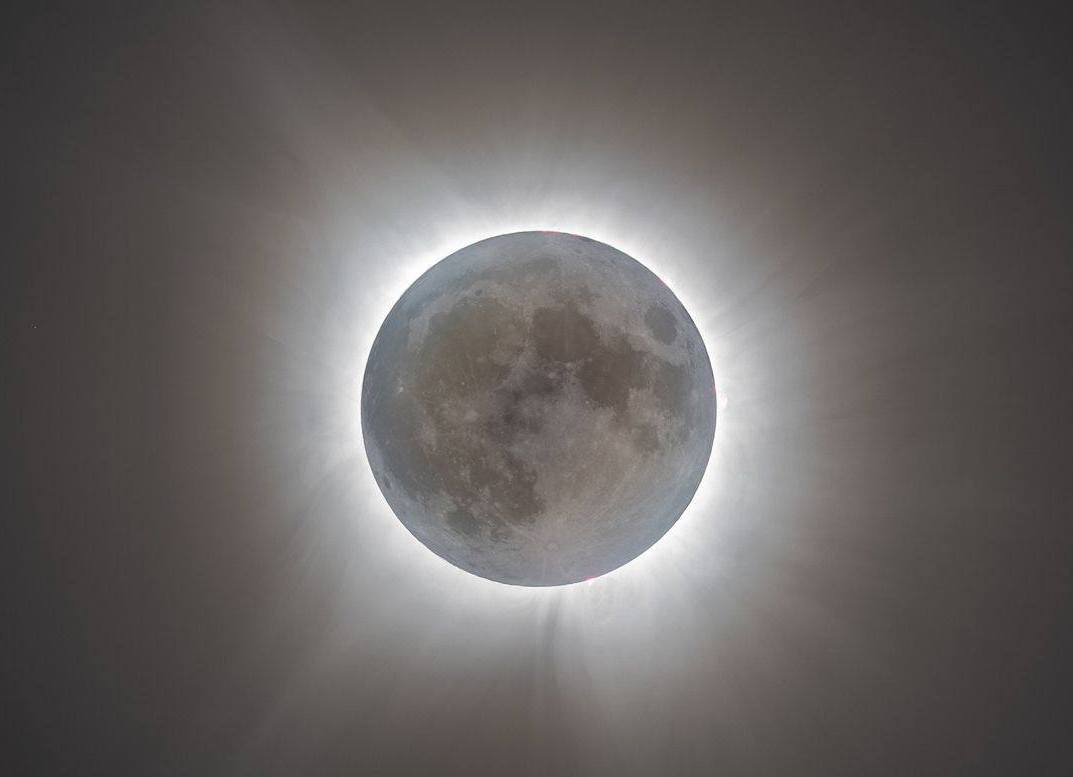La diretta realizzata dalla NASA dell'eclissi totale di sole dell' 8 aprile 2024