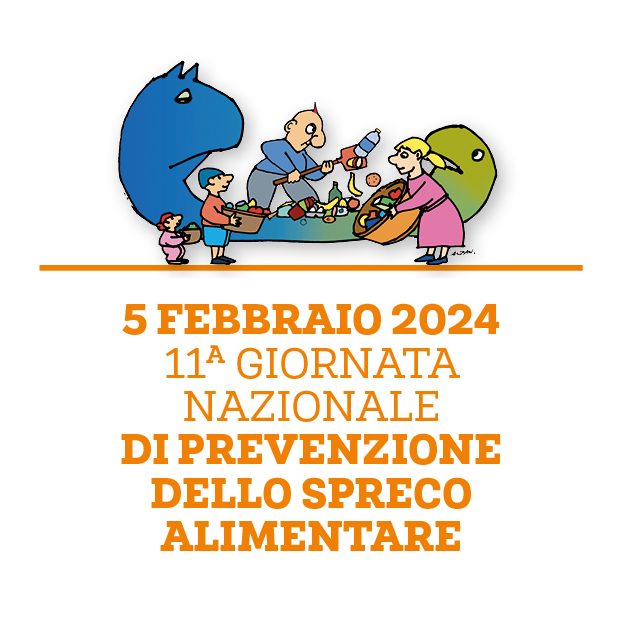 Il 5 febbraio la Giornata nazionale della prevenzione dello spreco alimentare.