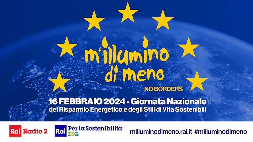 M'illumino di Meno 2024: il 16 febbraio insieme, senza confini.